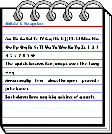 00488 Regular Font