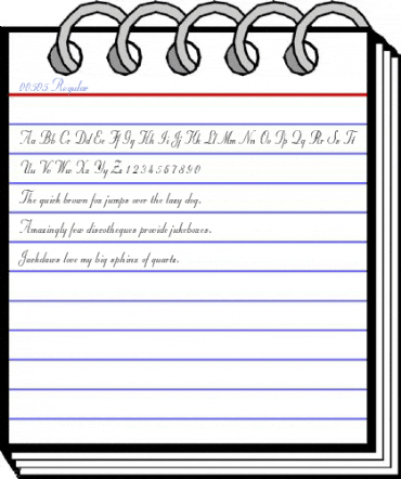 00505 Regular Font