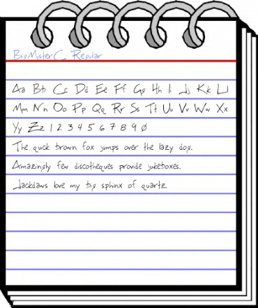 BigMisterC Regular Font