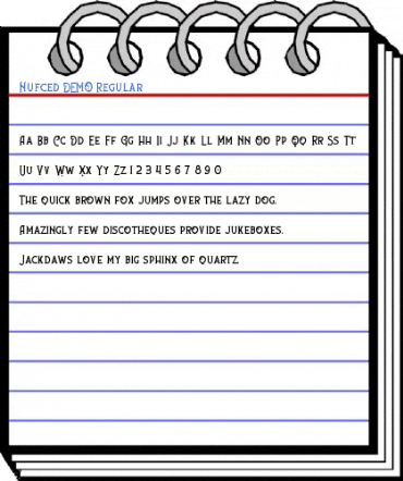 Nufced DEMO Regular Font