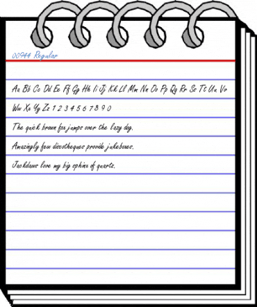 00944 Regular Font