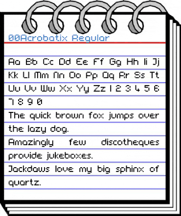00Acrobatix Regular Font