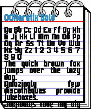00Heretix Bold Font