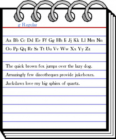 01196g Regular Font