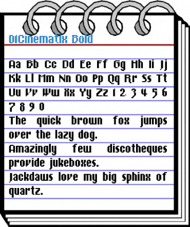 01Cinematix Bold Font