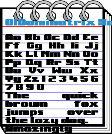01Dominatrix Bold Font