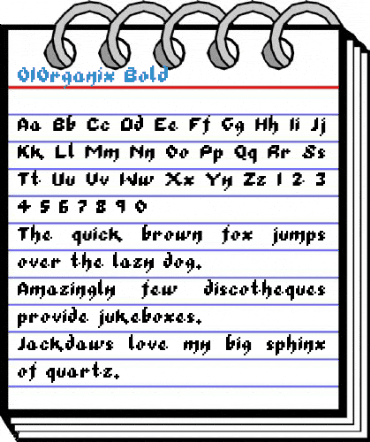 01Organix Bold Font