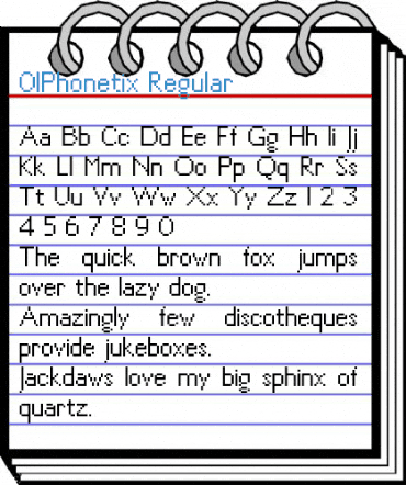 01Phonetix Regular Font