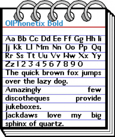 01Phonetix Font