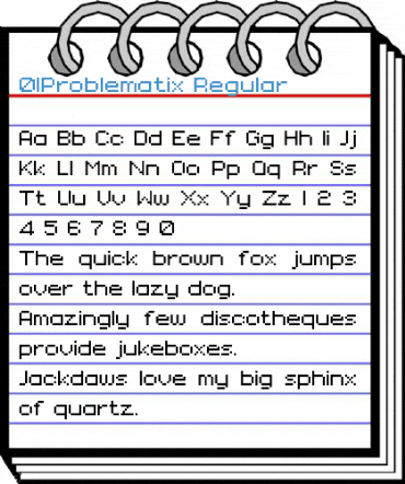 01Problematix Regular Font