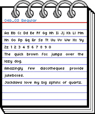 04b_03 Regular Font