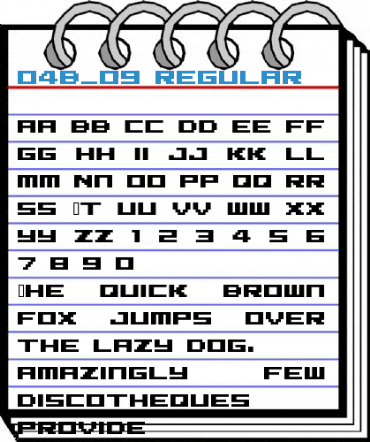 04b_09 Regular Font