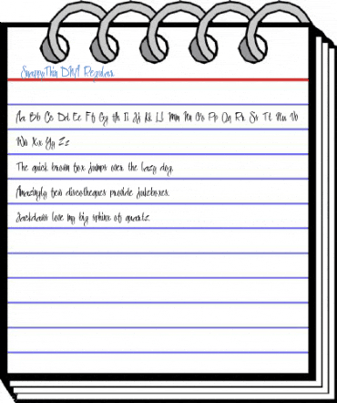 1 SnappyThin DNA Regular Font
