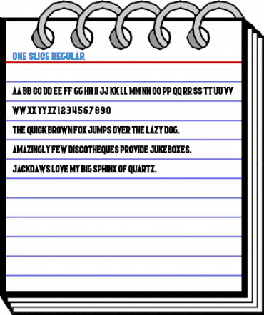 One Slice Regular Font