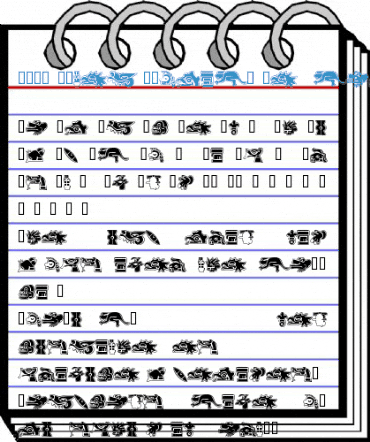 101! Aztec SymbolZ Regular Font