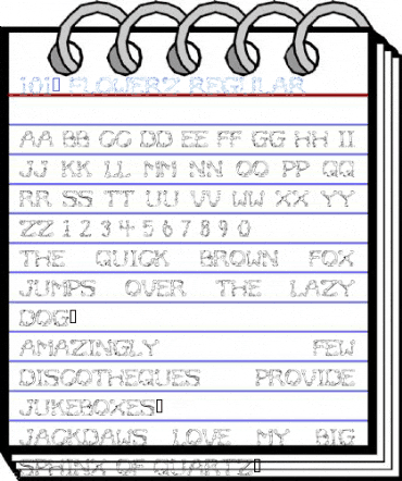 101! FlowerZ Regular Font