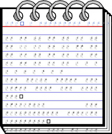 101! I Surrender Regular Font