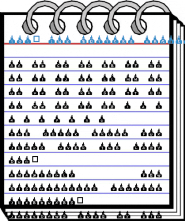 101! Ink Bottles Regular Font