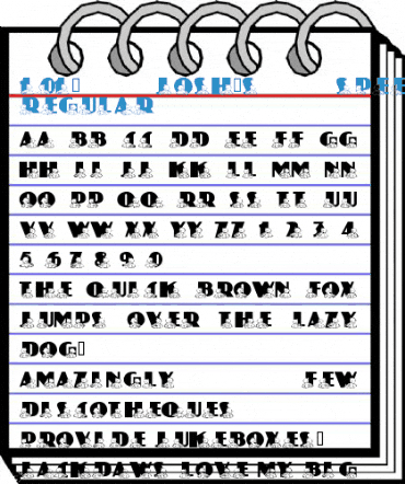 101! Josh's Speedster Regular Font
