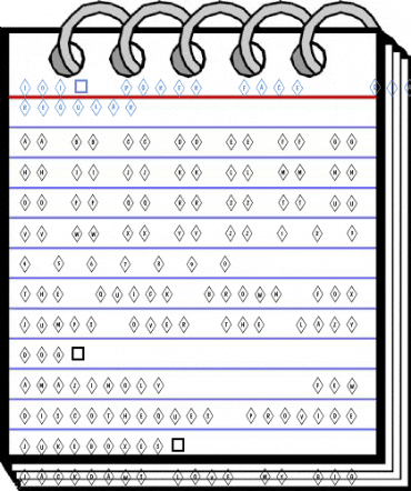 101! Poker Face  DiamondZ Regular Font