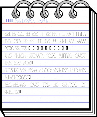 101! SquiggleZ Font