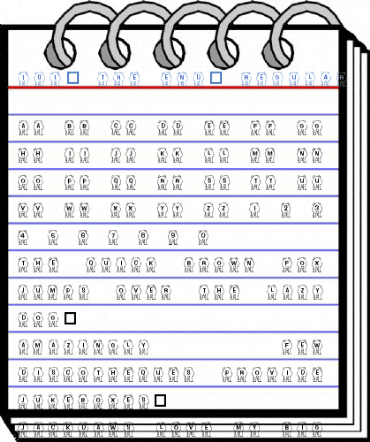 101! The End! Regular Font
