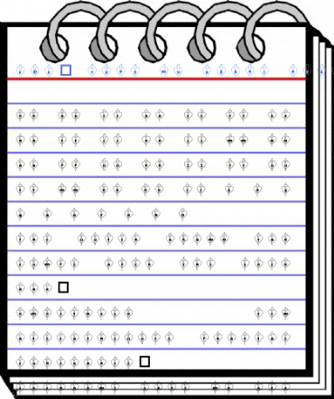 101! Thru My Heart Regular Font