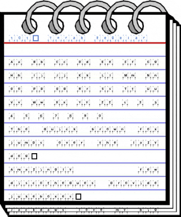 101! Torah Regular Font