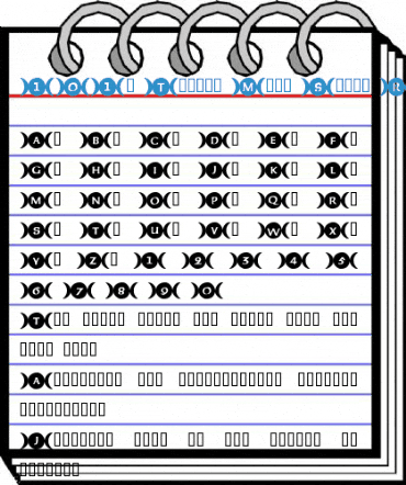101! Triple Moon Solid Regular Font