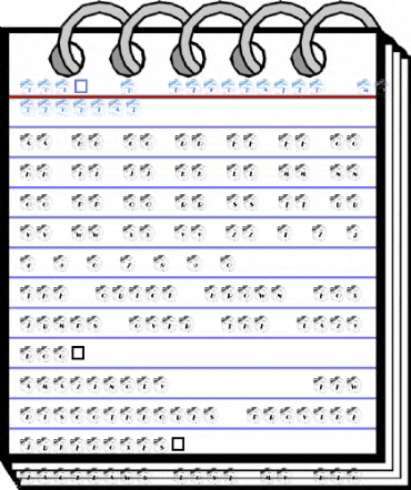 101! U Decorated My Heart Regular Font