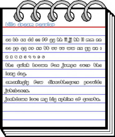 Billo Dream Regular Font