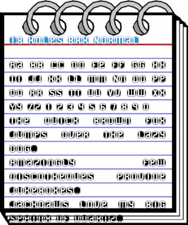 18 Holes BRK Normal Font