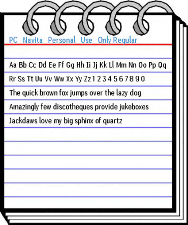PC-Navita-Personal-Use-Only Regular Font