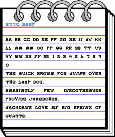 2770 BABY Font