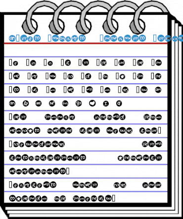 2Peas Blocks Circles Regular Font