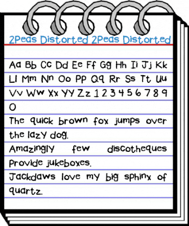 2Peas Distorted 2Peas Distorted Font