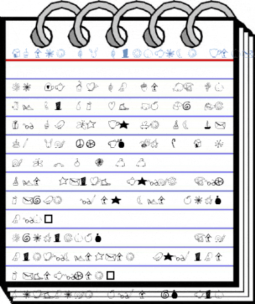 2Peas DW Dingbats Regular Font