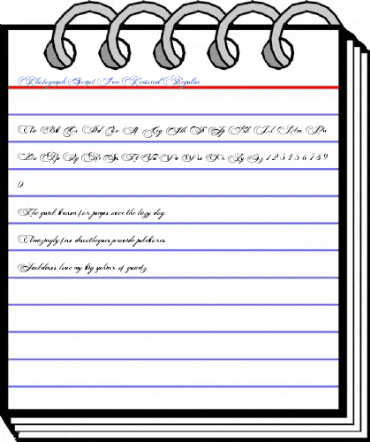 Photograph Script Free Personal Regular Font