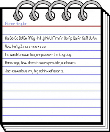 Pierce Regular Font