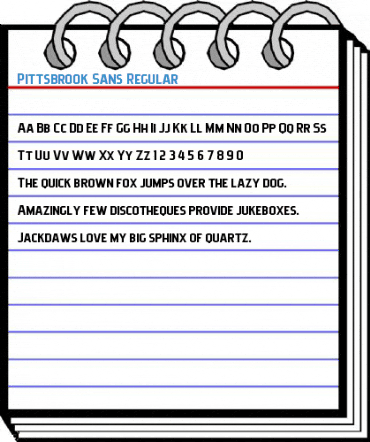 Pittsbrook Sans Regular Font
