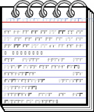 2Peas Photo Corners Regular Font