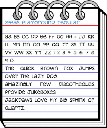 2Peas Playground Font