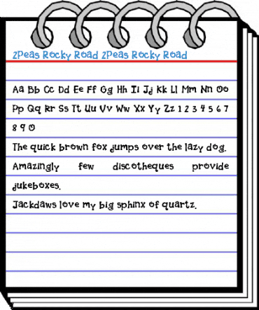 2Peas Rocky Road 2Peas Rocky Road Font