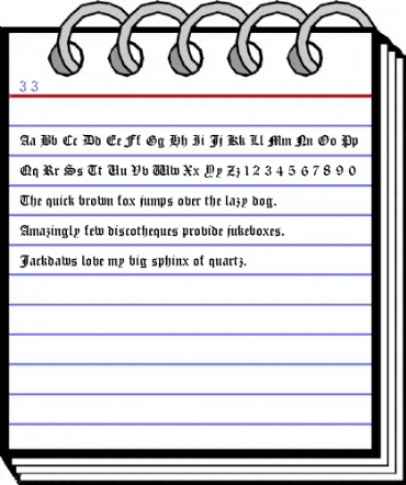 3 3 Font