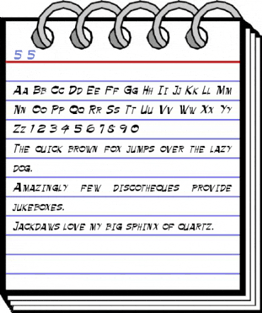 5 5 Font