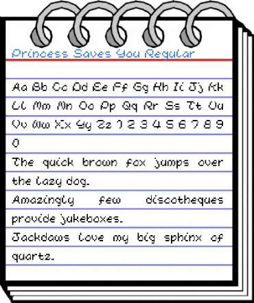 Princess Saves You Regular Font