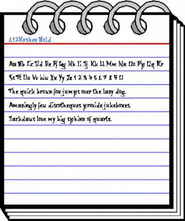 612Koshey Bold Font