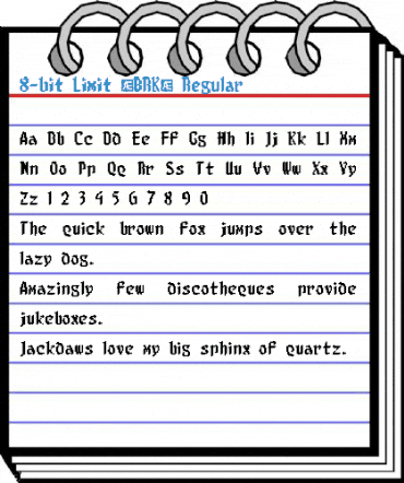 8-bit Limit (BRK) Regular Font