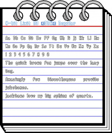 8-bit Limit RO (BRK) Regular Font