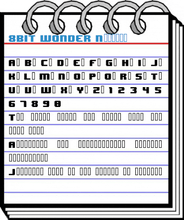 8BIT WONDER Nominal Font